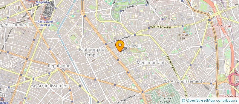 localisation de l'entreprise SCM BISON  PARIS