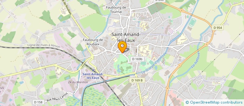 localisation de l'entreprise SCM BISSON-FRANQUET-BOURSE-SCHLERET à SAINT-AMAND-LES-EAUX
