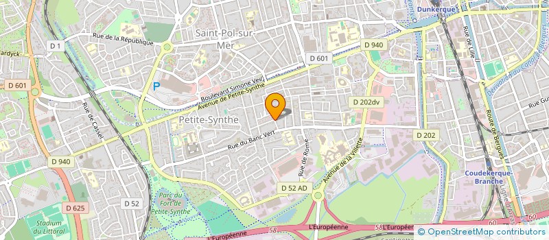 localisation de l'entreprise SCM BLACTOT HOLLEBECQUE à DUNKERQUE