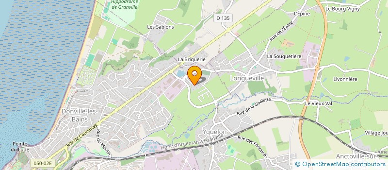 localisation de l'entreprise SCM BLEU AZUR  DONVILLE-LES-BAINS