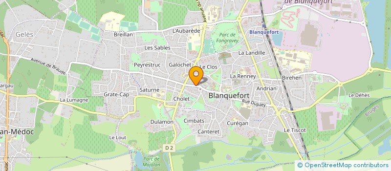 localisation de l'entreprise SCM BLG à BLANQUEFORT