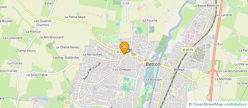 localisation de l'entreprise SCM BLIN REYMANN  BETTON