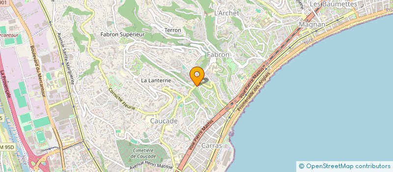 localisation de l'entreprise SCM BLONDEAU LOPEZ à NICE