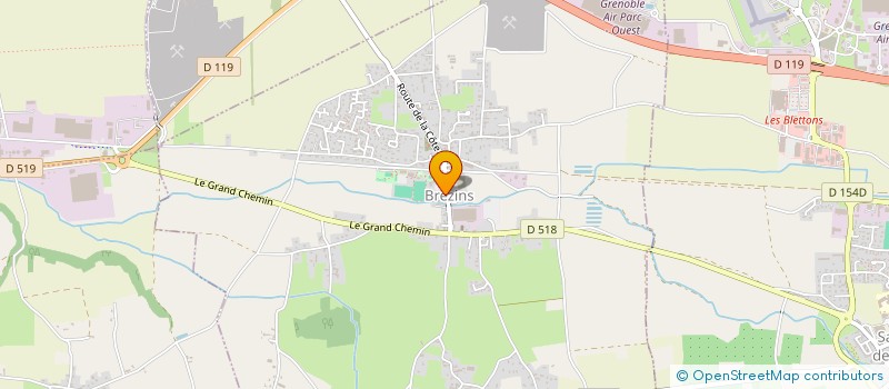 localisation de l'entreprise SCM BM  BREZINS