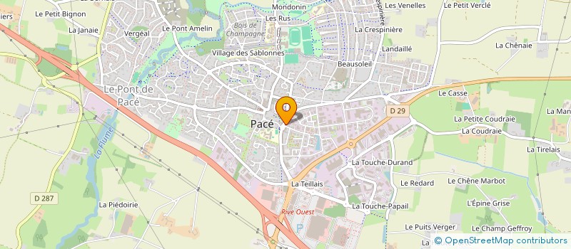 localisation de l'entreprise SCM BMD à PACE