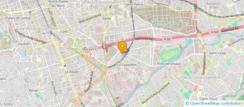 localisation de l'entreprise SCM BODY EPIL'  MARSEILLE