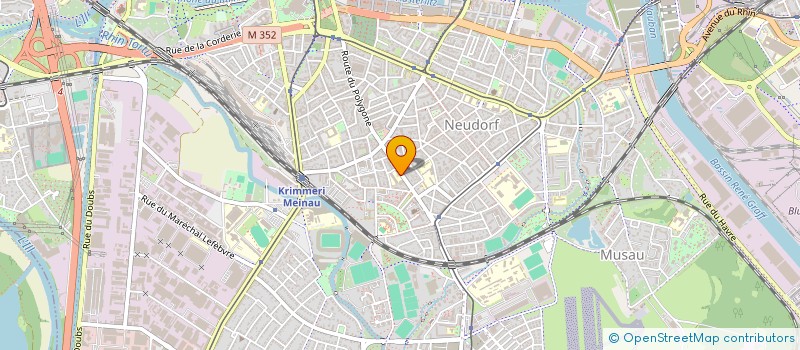 localisation de l'entreprise SCM BOEHM ET GOUAZE à STRASBOURG