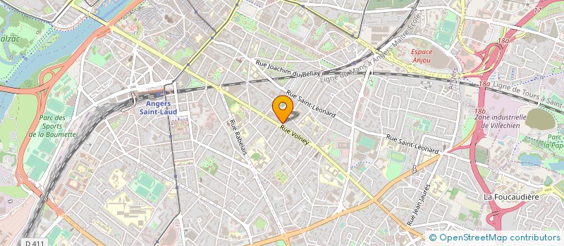 localisation de l'entreprise SCM BOME à ANGERS