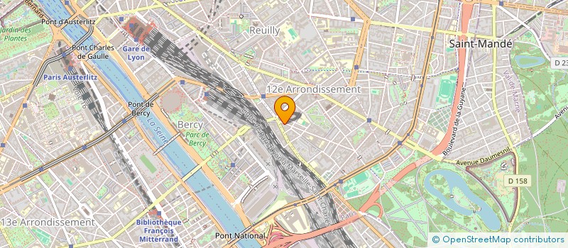 localisation de l'entreprise SCM BON PIED BON OEIL  PARIS