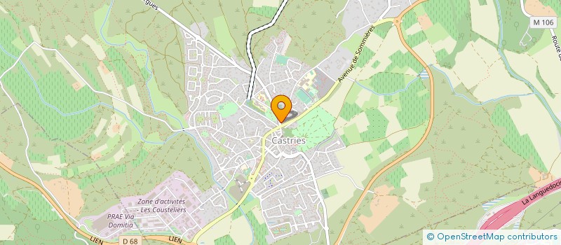 localisation de l'entreprise SCM BONNAFOUX-TITAUT  CASTRIES