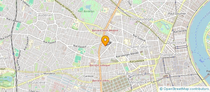 localisation de l'entreprise SCM BONNEAU ET GERARD à BORDEAUX