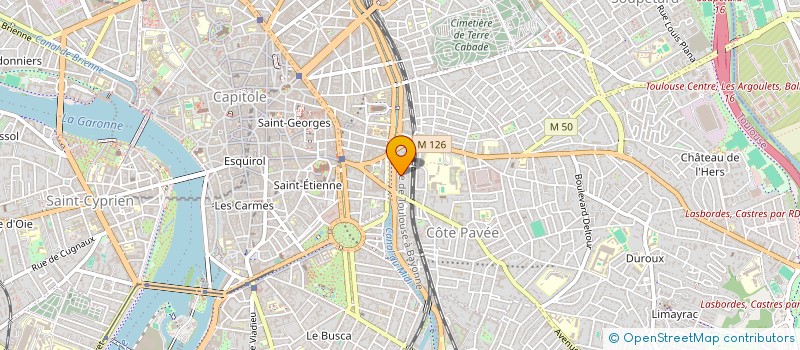 localisation de l'entreprise SCM BONNET  TOULOUSE