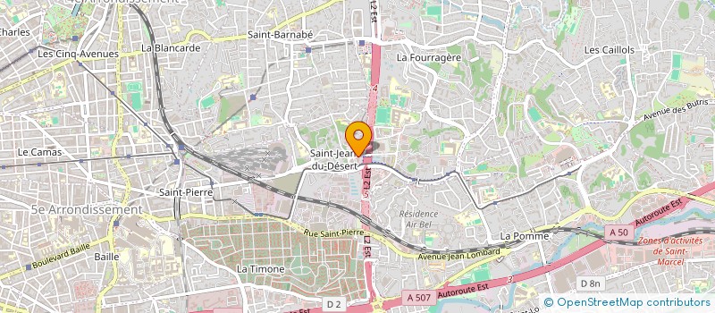 localisation de l'entreprise SCM BONTOUX GUYOT  MARSEILLE