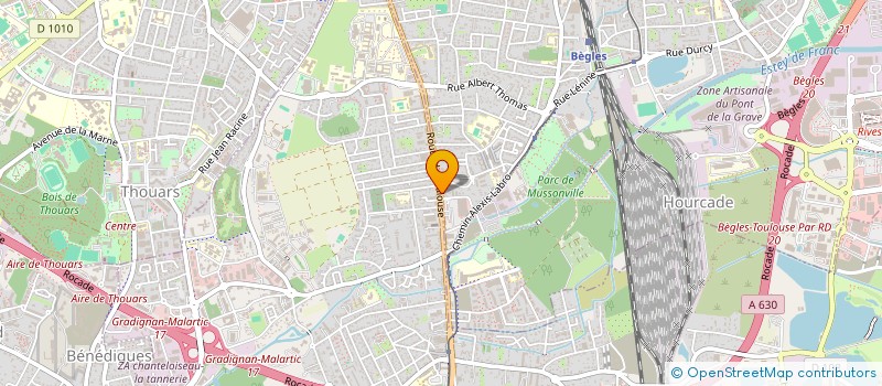 localisation de l'entreprise SCM BORDEAUX-SUD à BEGLES