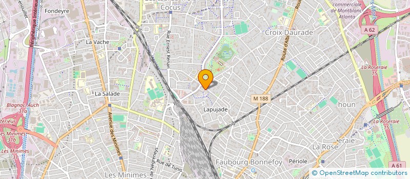 localisation de l'entreprise SCM BORDEROUGE DENTAIRE à TOULOUSE