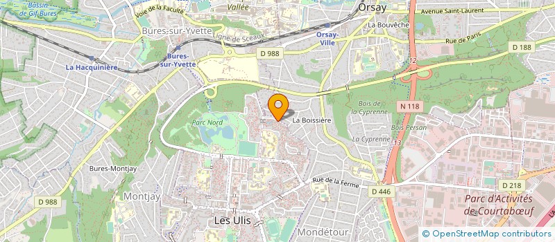 localisation de l'entreprise SCM BORDIER-BUIS à LES ULIS