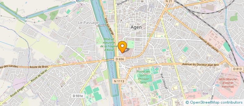 localisation de l'entreprise SCM BORDIN CHAUDRUC CASTAIN à AGEN