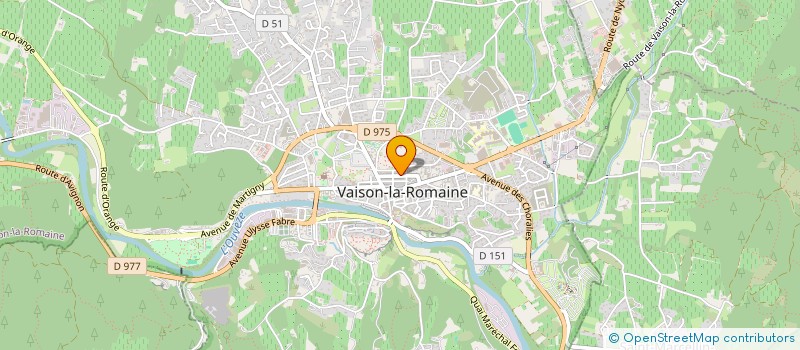localisation de l'entreprise SCM BOREL ET GABRIEL à VAISON-LA-ROMAINE