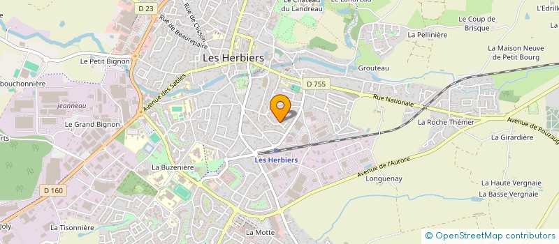 localisation de l'entreprise SCM BORIS DOLTO à LES HERBIERS