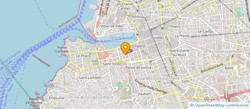 localisation de l'entreprise SCM BOSC - WILLOCQ  MARSEILLE