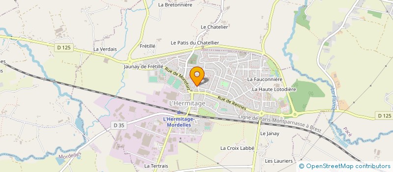 localisation de l'entreprise SCM BOTTA - JAHIER  L'HERMITAGE