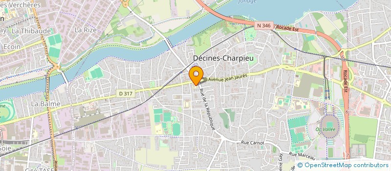 localisation de l'entreprise SCM BOTTON ANNE BONNARDEL MARCEL à DECINES-CHARPIEU