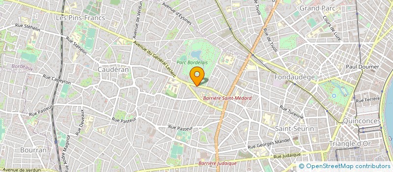 localisation de l'entreprise SCM BOUCHARD CAMPAGNE CAZANAVE DELIFER.. à BORDEAUX