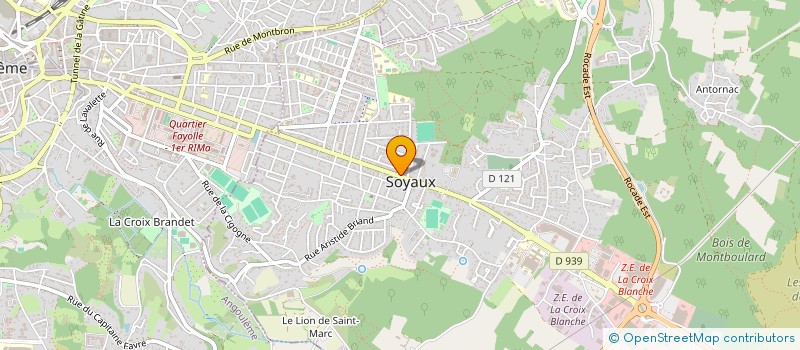 localisation de l'entreprise SCM BOUCQ-DOUBLET à SOYAUX