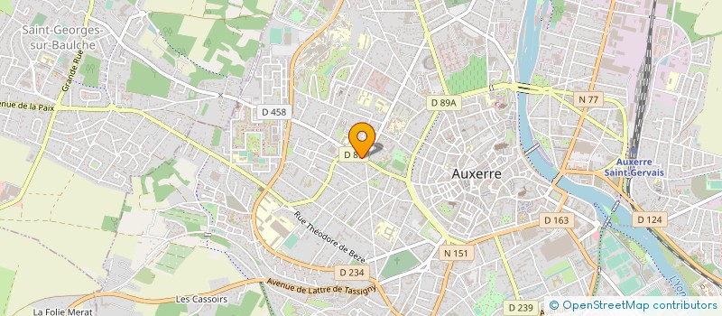 localisation de l'entreprise SCM BOUGHRARA OLIVOTTO à AUXERRE