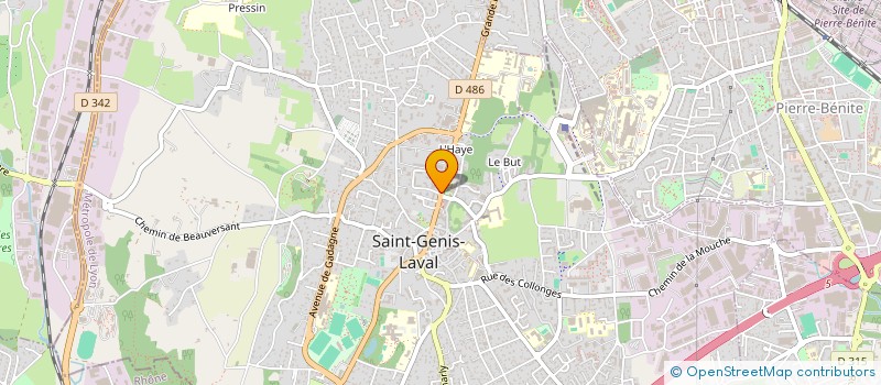 localisation de l'entreprise SCM BOUGNIE-SEMET à SAINT-GENIS-LAVAL