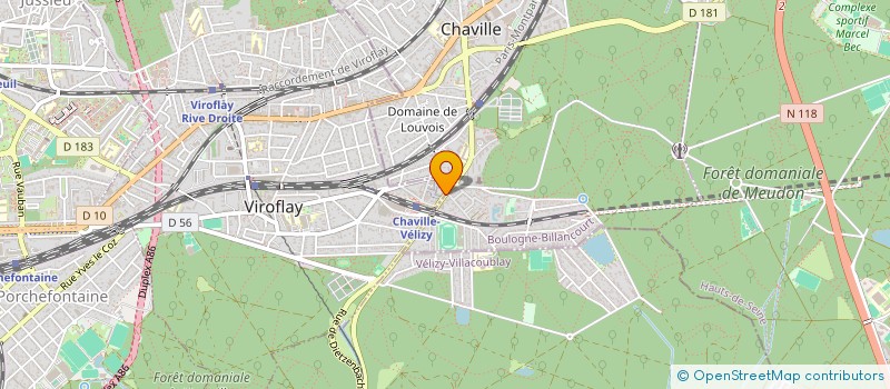 localisation de l'entreprise SCM BOUKHORS  VIROFLAY