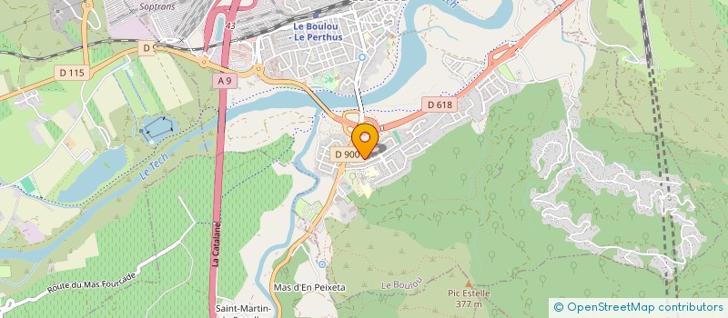 localisation de l'entreprise SCM BOULOU-CAT-KINE  LE BOULOU