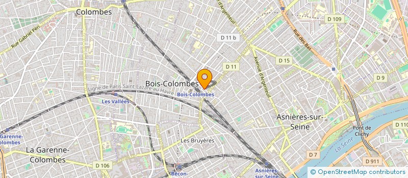 localisation de l'entreprise SCM BOURDIN à BOIS-COLOMBES