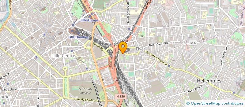 localisation de l'entreprise SCM BP D'AUTREVE à LILLE