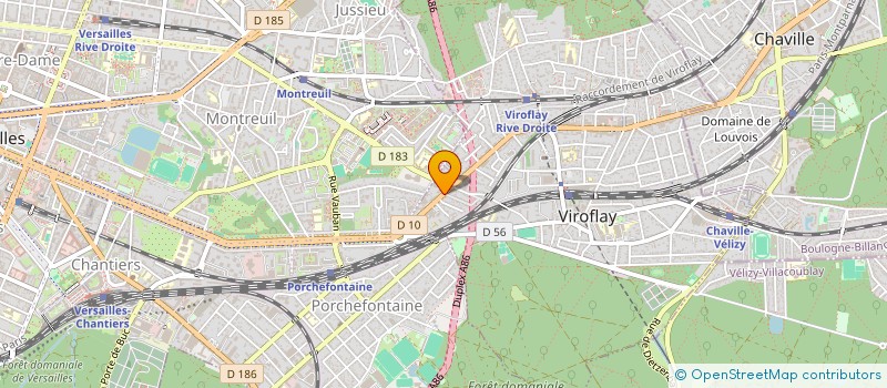 localisation de l'entreprise SCM BRAILLON-GATEAU  VIROFLAY