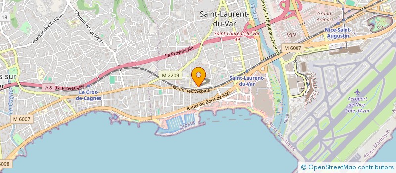 localisation de l'entreprise SCM BRAYER ET COHN à SAINT LAURENT DU VAR