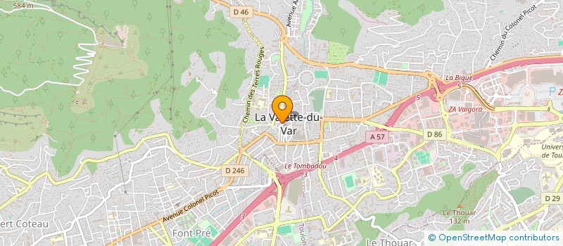 localisation de l'entreprise SCM BRECQUEVILLE JARDILLIER à LA VALETTE-DU-VAR