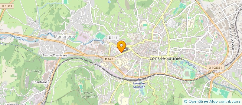 localisation de l'entreprise SCM BREMON-BERGOT  LONS-LE-SAUNIER