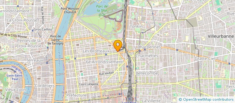 localisation de l'entreprise SCM BRESSAND  LYON