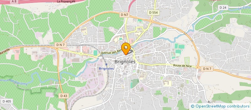 localisation de l'entreprise SCM BRET à BRIGNOLES