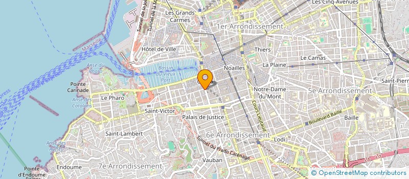 localisation de l'entreprise SCM BRETEUIL VIEUX PORT à MARSEILLE