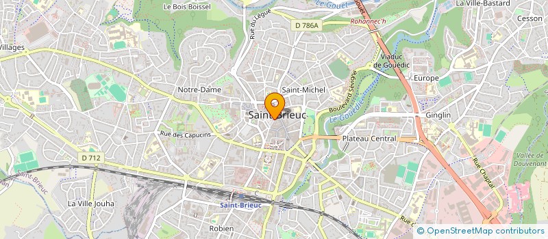 localisation de l'entreprise SCM BRIAND FLEURY à SAINT-BRIEUC