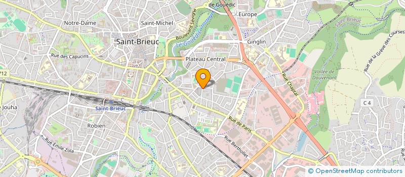 localisation de l'entreprise SCM BRIAND MERELLE à SAINT-BRIEUC