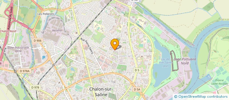 localisation de l'entreprise SCM BRICHE CHANTEREAU à CHALON-SUR-SAONE