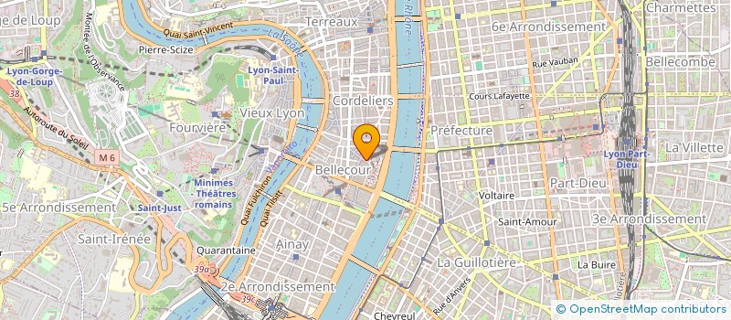 localisation de l'entreprise SCM BRIZ & LABAQUERE  LYON