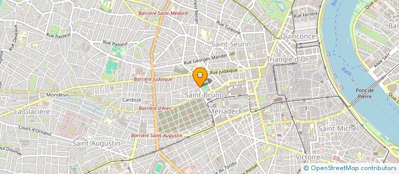 localisation de l'entreprise SCM BRIZARD à BORDEAUX