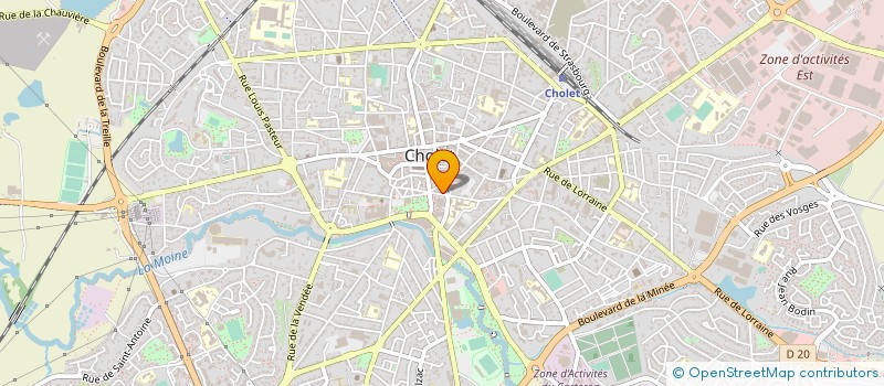 localisation de l'entreprise SCM BROCA à CHOLET