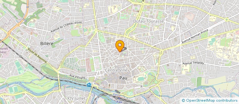 localisation de l'entreprise SCM BROCHARD LASSALLE à PAU