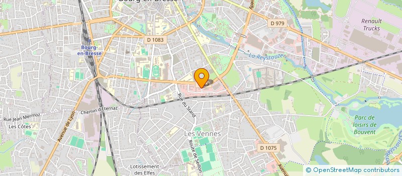 localisation de l'entreprise SCM BROU JUREX à BOURG-EN-BRESSE