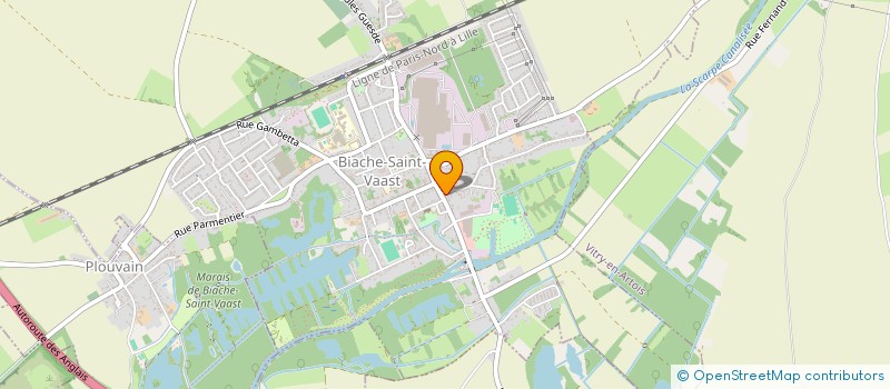 localisation de l'entreprise SCM BRUNE  BIACHE-SAINT-VAAST